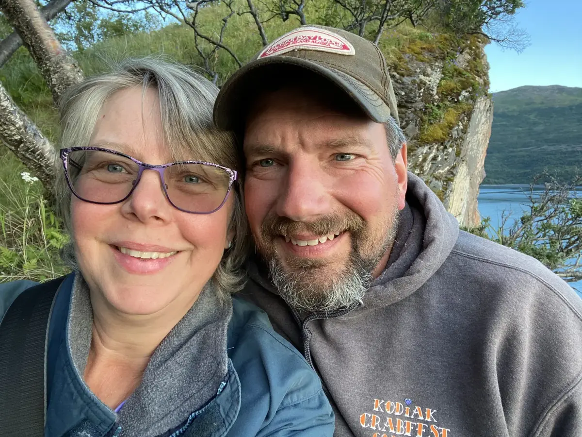 Andy and Linda Eaton at Zachar Bay Lodge